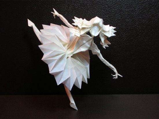 Балерина оригами